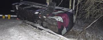 У Польщі перекинувся автобус з 26 українцями: троє людей постраждали